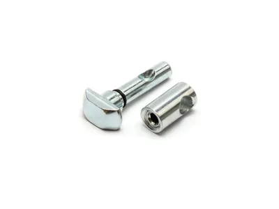 Produktbild von Schnellverbinder - 9,8*34-0, Stahl verzinkt, I-Typ Nut 8, VPE 100 Stück