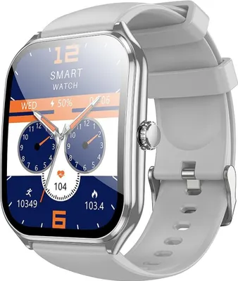 Produktbild von Smartwatch Hoco 1,96" AMOLED IP67 mit Anruffunktion Y28 silber