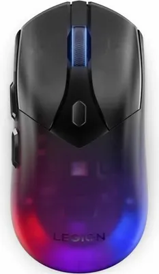 Produktbild von Lenovo Legion M410, Beidhändig, Optisch, RF Wireless + USB Type-C, 16000 DPI, Schwarz, Transparent