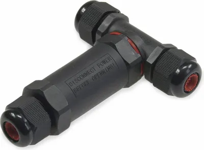 Immagine prodotto di Manicotto per presa a 3 poli ChiliTec / connettore a T, IP68 230V, impermeabile, ad es. per cavi interrati