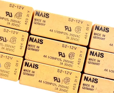 Produktbild von S2-12V NAIS RELAY 250VAC 30VDC 4A Power Relay # 708831