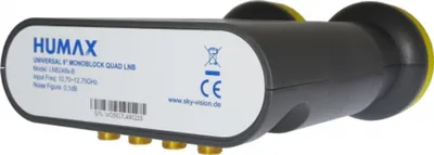 Produktbild von HUMAX Monoblock Quad-LNB 248s, 4 Teilnehmer, Wetterschutz