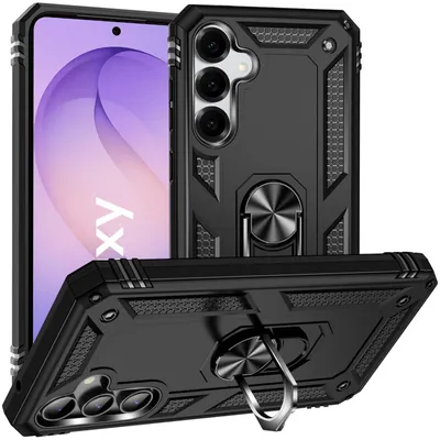 Image de Coque Armor Shield pour Samsung Galaxy S26 Plus Coque Ultra Hybrid Case Coque de protection pour téléphone portable, noir
