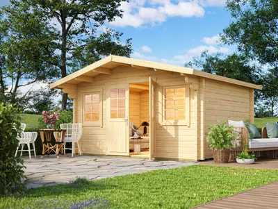 Produktbild von Fjordholz Gartenhaus Modell Berlin 70 B Classic