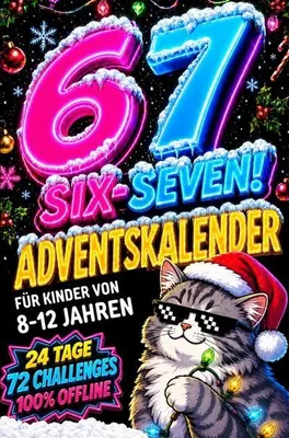 Produktbild von 67! SIX-SEVEN! Adventskalender für Kinder von 8-12 Jahren