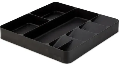 Imagen del producto de El organizador de cubiertos "Acer" de plástico, con 40 cm de ancho, es perfecto para mantener todo en orden