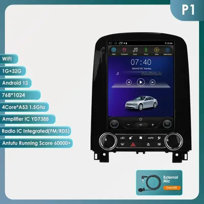 Productafbeelding van Autoradio 9,7 Inch – 2-Din Multimedia Systeem met GPS, Touchscreen, Android 14 en CarPlay