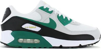 Produktbild von Nike Air Max 90 - Herren Sneakers Schuhe Weiß-Grün FB9658-102 , Größe: EU 40 US 7