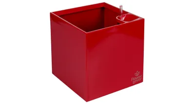Produktbild von Blumentopf Flower Lover Cubico, Farbe:rot; Maße:27x27x27cm