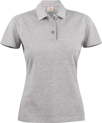Produktbild von Damen Pique Polohemd Surf Light 180 g/m² moderne Passform mit 3 Knöpfen und Seitenschlitzen