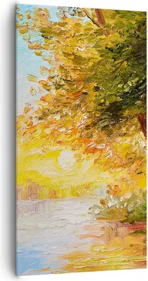Produktbild von Bild auf Leinwand - Leinwandbild - natur natur - 65x120cm - Wand Bild - Wanddeko - Wandbilder - Leinwanddruck - Bilder - Kunstdruck - Wanddekoration - Leinwand bilder - Wandkunst - PA65x120-3445