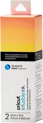 Obrázok produktu pre Cricut Infusible Ink Transfer Sheets, Vinylový list pre aplikáciu teplom, Hladký nažehľovací vinyl, Ružová, Žltá, Vzor, 114 mm, 305 mm
