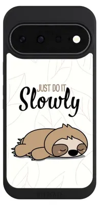 Produktbild von NIVOCASE Handyhülle für Google Pixel 11 Hülle NIVOpure Case Schwarz Faultier Tiere lazy sunday