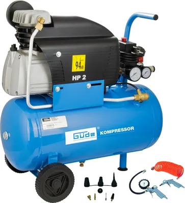 Produktbild von GÜDE 71166 Kompressor Kolbenkompressor Druckluftkompressor 231/10/24 12-tlg.