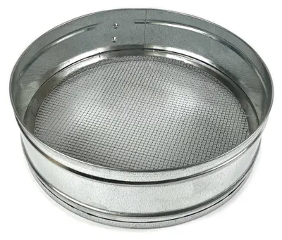 Image de Passoire à couscous en acier inoxydable, diamètre 30 cm, maille de 3 mm