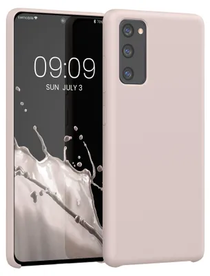 Produktbild von kwmobile Handyhülle für Samsung Galaxy S20 FE Hülle - Case Silikon - Kabelloses Laden - Schutzhülle Cover in Coconut Swirl