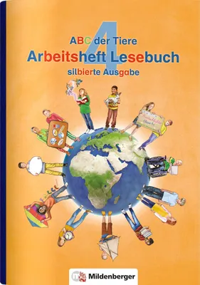 Produktbild von ABC der Tiere 4 - Arbeitsheft Lesebuch, silbierte Ausgabe