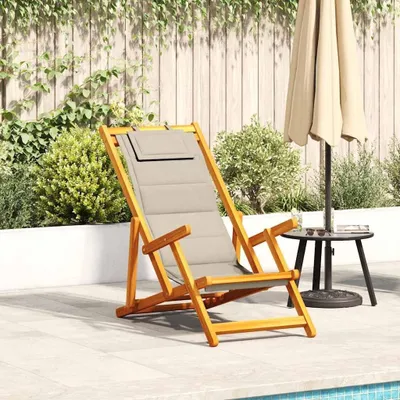 Zdjęcie produktu dla Składany krzesło z podłokietnikami, idealne do ogrodu i plaży