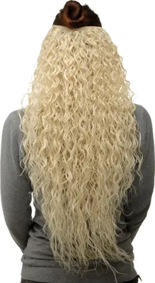 Produktbild von WIG ME UP Haarteil Halbperücke 7 Clips Locken Platinblond H9311-613