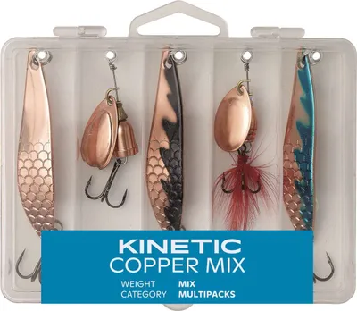 Immagine prodotto di Set di esche da spinning Kinetic Copper Mix senza piombo - set da pesca predator