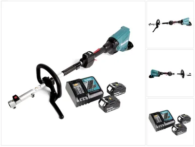 Produktbild von Makita DUX 60 RF Akku Multifunktionsantrieb 36V ( 2x 18V ) Brushless + 2x Akku 3,0Ah + Schnelladegerät