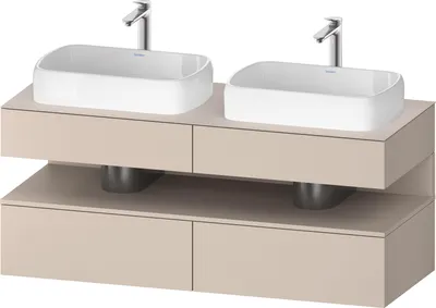 Produktbild von DURAVIT QA4767091910000 QTG KWTU WH Ek. 1400x550x600 Tp. Mt.