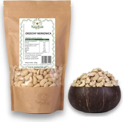 Zdjęcie produktu dla Orzechy Nerkowca Całe Niepołamane Pyszne 1Kg