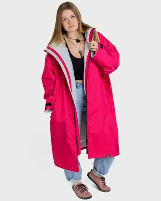 Zdjęcie produktu dla DRYROBE Advance z długim rękawem, różowo-szary, rozmiar L
