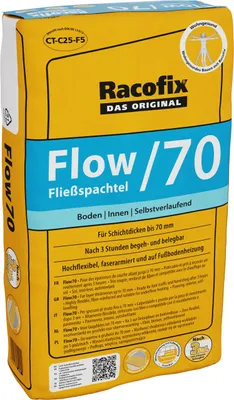 Produktbild von Racofix Fließspachtel Flow70 20 kg grau