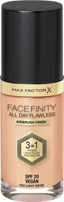 Obrázek produktu pro Max Factor Facefinity 3v1 Primer, korektor a Foundation 32-Light Beige 30ml
