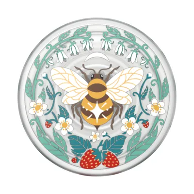 Produktbild von PopSockets PlantCore Grip Bee Boho, Griffigkeit, Mehrfarbig, Tiermuster, Universal, 1 Stück(e), 38,8 mm