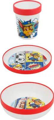 Produktbild von Paw Patrol Mikrowellen Geschirr Set 3 tlg.