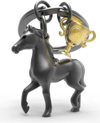 Produktbild von Metalmorphose Sleutelhanger - Paard mit Trofee