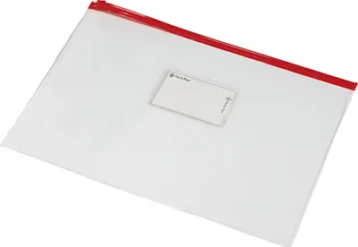 Produktbild von Dokumententasche/Geldtasche A4 mit Reißverschluß bis 120 Blatt gelb A4