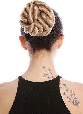 Produktbild von WIG ME UP Dutt Haarknoten geflochten große Locken Blond Mix N794-27T613
