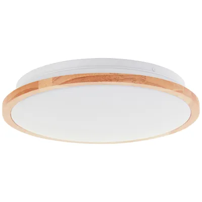 Produktbild von LED-Deckenlampe, Ø 30 cm, 18 W, 2000 lm, 3000 K, Holz