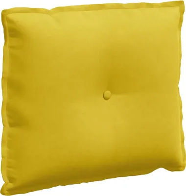 Produktbild von Rückenkissen Gelb 60 x 50 cm Cordstoff