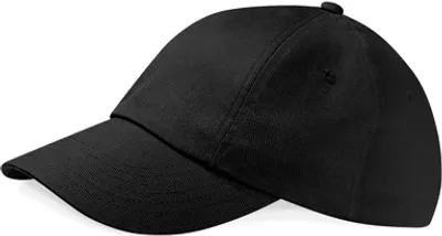 Produktbild von Beechfield B58 | Low Profile Heavy Baumwolle Drill Cap / Kappe / Mütze / Hut - Farbe: Black - Größe: One Size