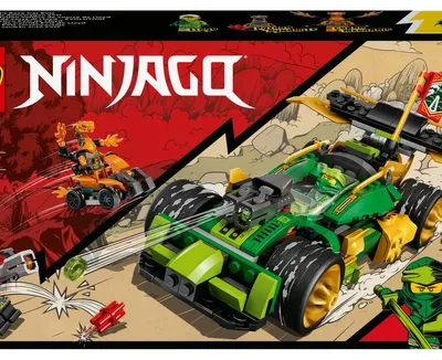 Zdjęcie produktu dla LEGO NINJAGO Samochód wyścigowy Lloyda EVO, Zestaw do budowania, 6 lat(a), Plastik, 0 szt., 475 g