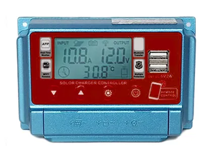 Produktbild von WiFi + BT 30A Solar-Ladegerät-Controller 12 V/24 V/36 V/48 V/60 V Laden MPPT-Controller LCD-Display Dual USB 5 V Ausgang APP Fernbedienung Laden