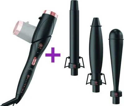 Obrázok produktu pre Bellissima Twist&Style automatická kulma 11888 black 3 príslušenstvo
