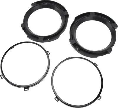 Immagine prodotto di 2 pezzi anello di montaggio per fari auto rotondo da 7 pollici per Wrangler JK dal 2007 al 2018