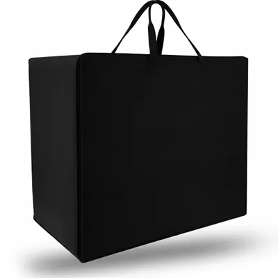 Immagine prodotto di Beautissu Sacca portaoggetti per coperte, cuscini, VS95 67x120x42 cm Nero