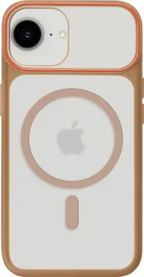 Immagine prodotto di Avizar, Custodia per iPhone 16e in doppio materiale compatibile con MagSafe, marrone
