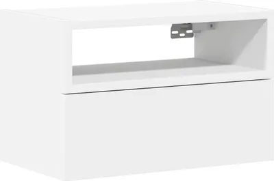 Obrázok produktu pre Nástenná nočná skrinka biela 45x26x28,5 cm