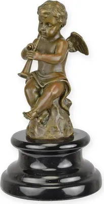Productafbeelding van A Bronze Sculpture Of An Angel