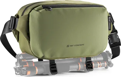 Obrázek produktu pro Brašna přes rameno na fotoaparát K&F CONCEPT, nárazuvzdorná brašna na fotoaparát, fotografování, cestování, brašna přes rameno, brašna přes rameno na fotoaparát s držákem na stativ, odnímatelná přepážka