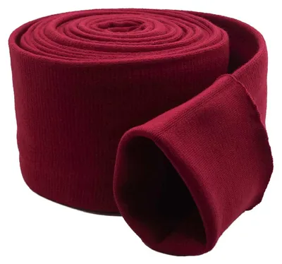 25cm Bündchen dunkelrot