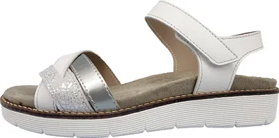 Image de Sandale ACO Nora 03 blanche combinée, taille 42