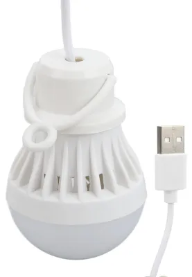Produktbild von Camping-LED-Glühbirne, energiesparend, USB mit Haken für Outdoor-Zelt, Wanderparty